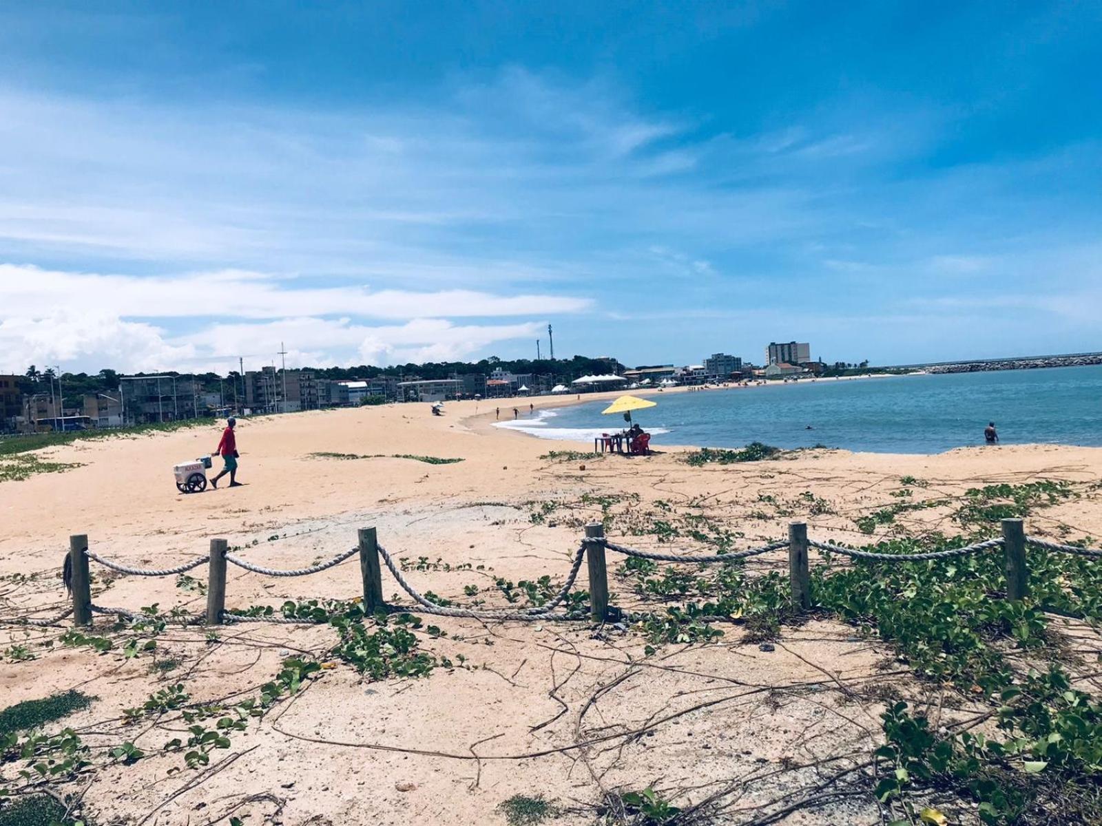 Casa Na Praia Do Centro Marataizes Esterno foto